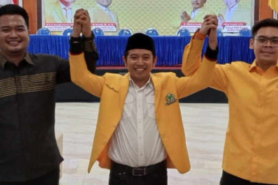 Adam Rusydi Kenalkan Adiel Kanantha dan Dian Felani Amunisi Baru Partai Golkar Sidoarjo(1)